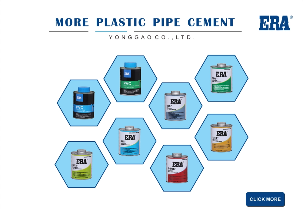 Plastic PVC Drain Pipe Cement for Pipe and Fitting Connections